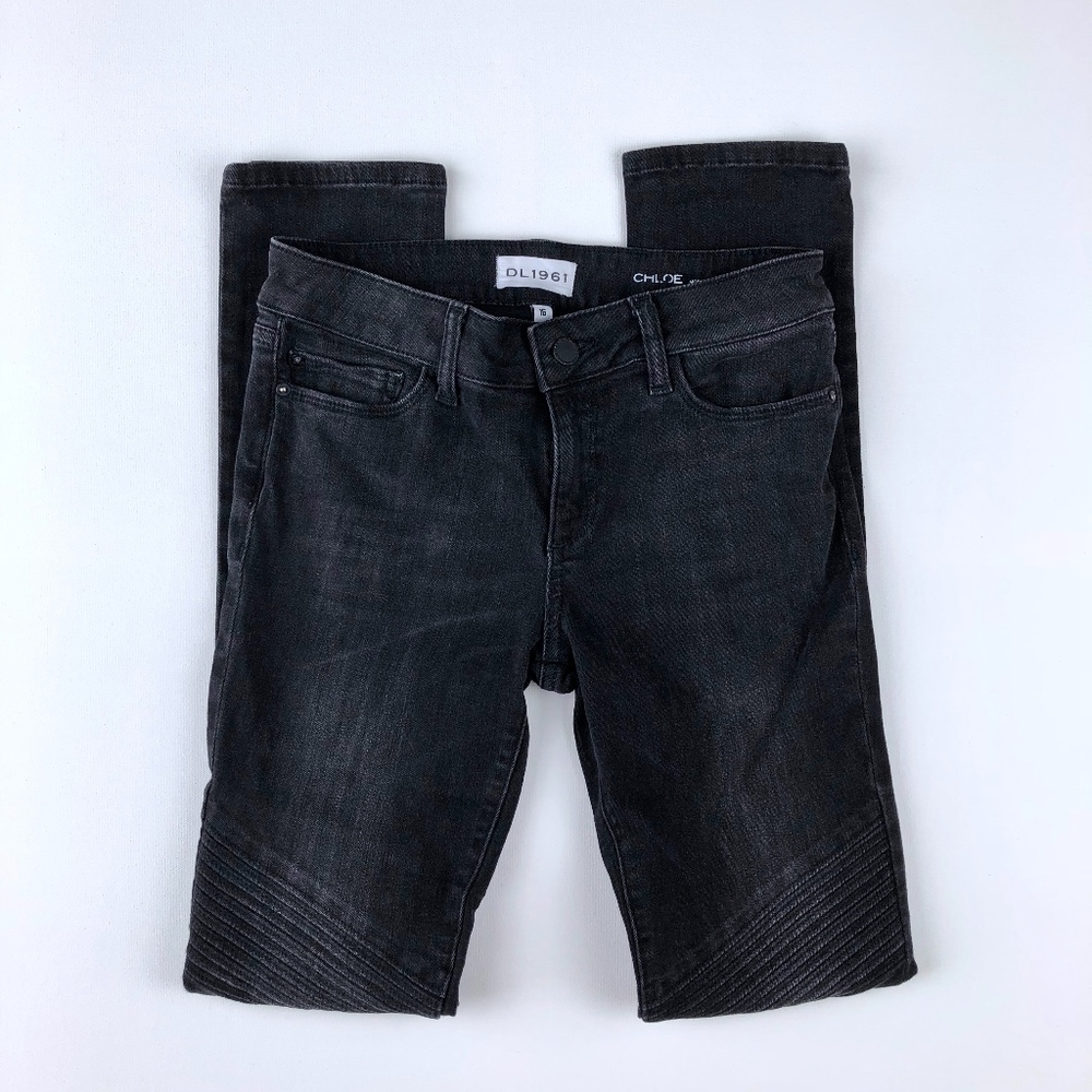 DL1961 Girls’ Chloe Moto Skinny Jeans